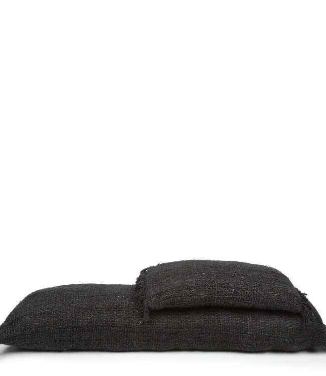 Bazar Bizar Antwerp The Oh My Gee Kussenhoes - Zwart/marineblauw - 30x50