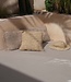 Bazar Bizar Antwerp De Raffia Flores vierkante kussenhoes - naturel - 40x40