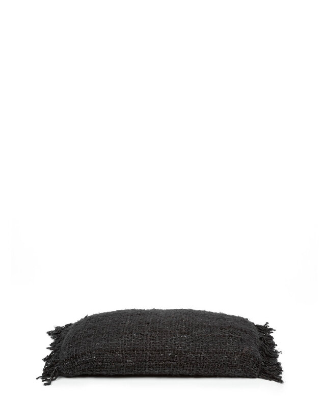 Bazar Bizar Antwerp The Oh My Gee Kussenhoes - Zwart/marineblauw - 30x50