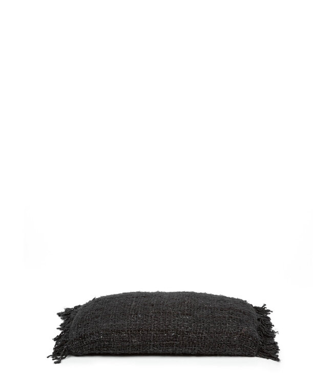 Bazar Bizar Antwerp The Oh My Gee Kussenhoes - Zwart/marineblauw - 30x50