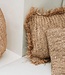Bazar Bizar Antwerp De Raffia Flores vierkante kussenhoes - naturel - 40x40