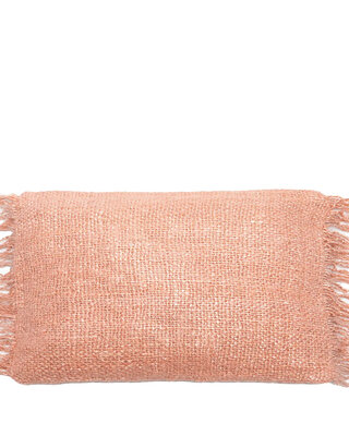 Bazar Bizar Antwerp The Oh My Gee kussenhoes - zalmroze - 30x50