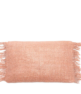 Bazar Bizar Antwerp The Oh My Gee kussenhoes - zalmroze - 30x50