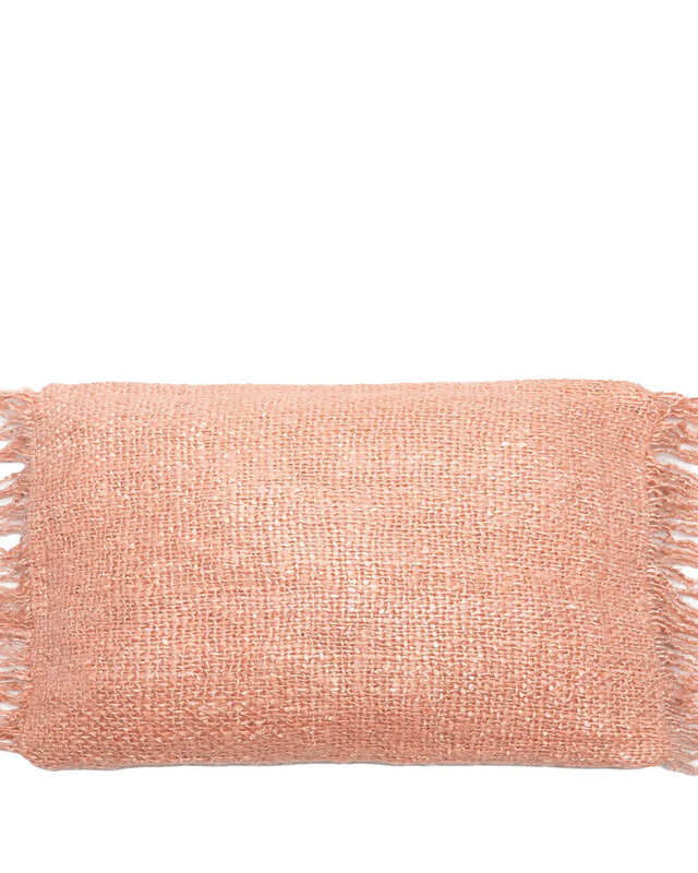 Bazar Bizar Antwerp The Oh My Gee kussenhoes - zalmroze - 30x50