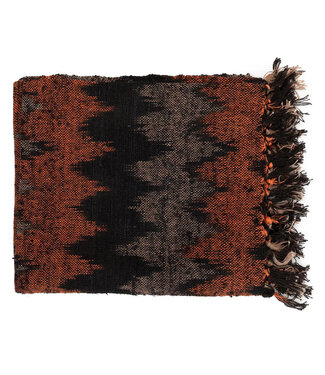 Bazar Bizar Antwerp De s'il vous Plaid - Zwart Oranje