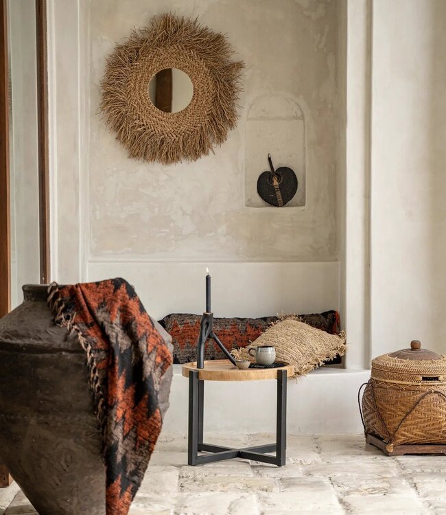 Bazar Bizar Antwerp De s'il vous Plaid - Zwart Oranje