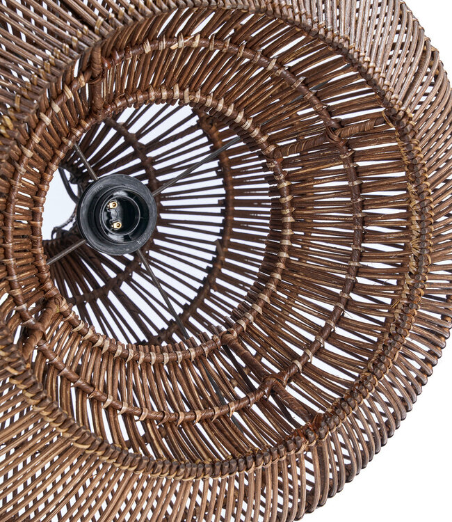 Bazar Bizar Antwerp Hanger van woestijnkalebas - Donkere walnoot - S