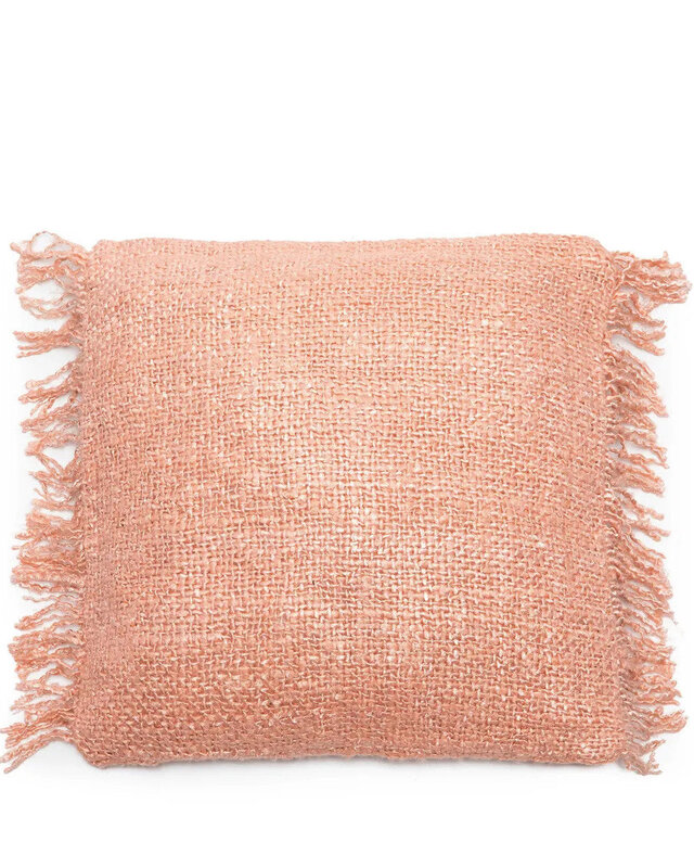 Bazar Bizar Antwerp The Oh My Gee Kussenhoes - Zalmroze - 40x40