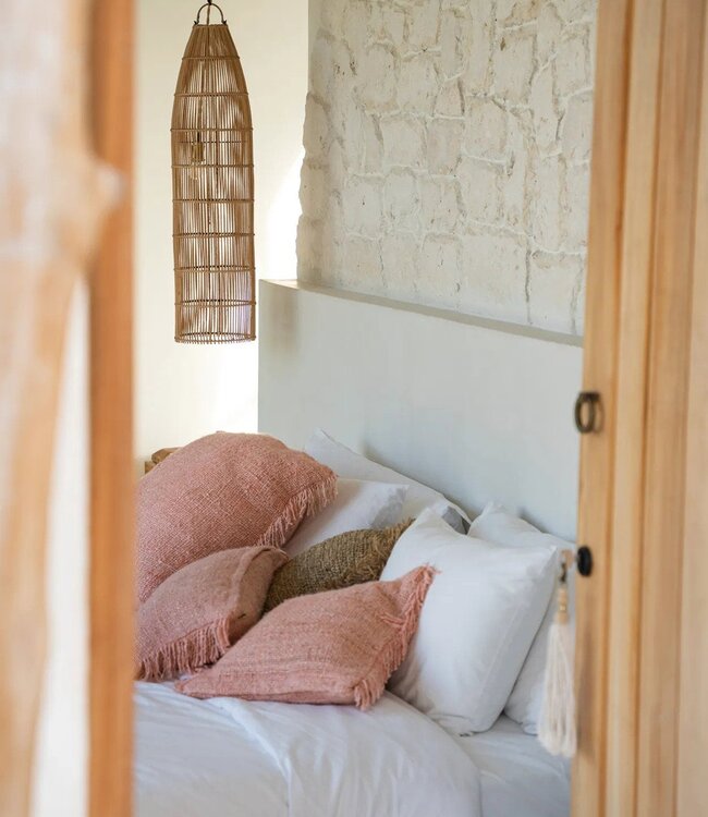 Bazar Bizar Antwerp The Oh My Gee Kussenhoes - Zalmroze - 40x40