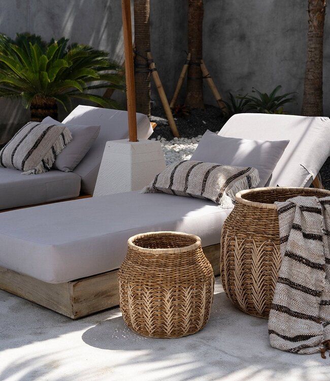 Bazar Bizar Antwerp De Oh My Gee Kussenhoes - Bohemien Wit - 30x50