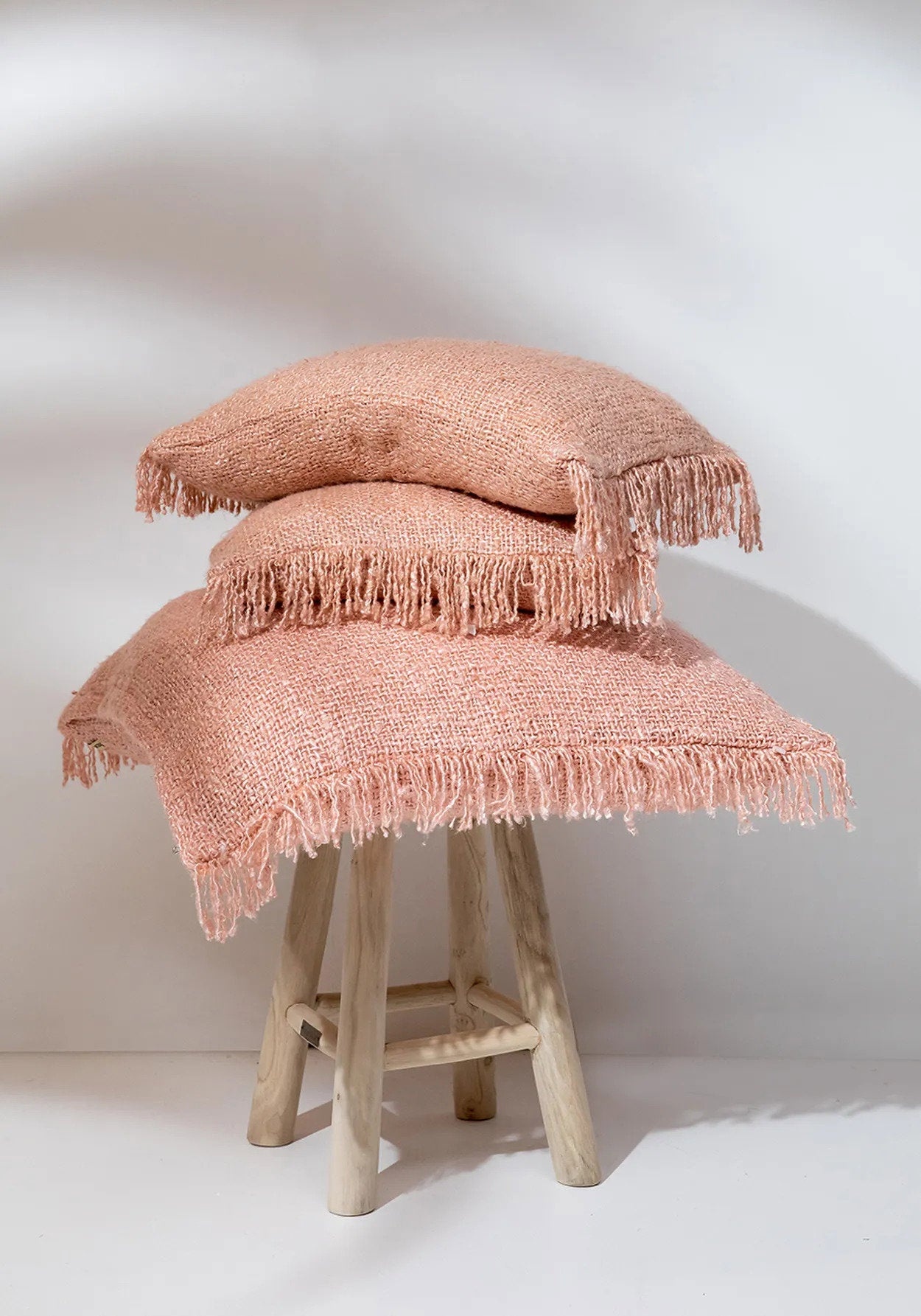 Bazar Bizar Antwerp The Oh My Gee Kussenhoes - Zalmroze - 40x40