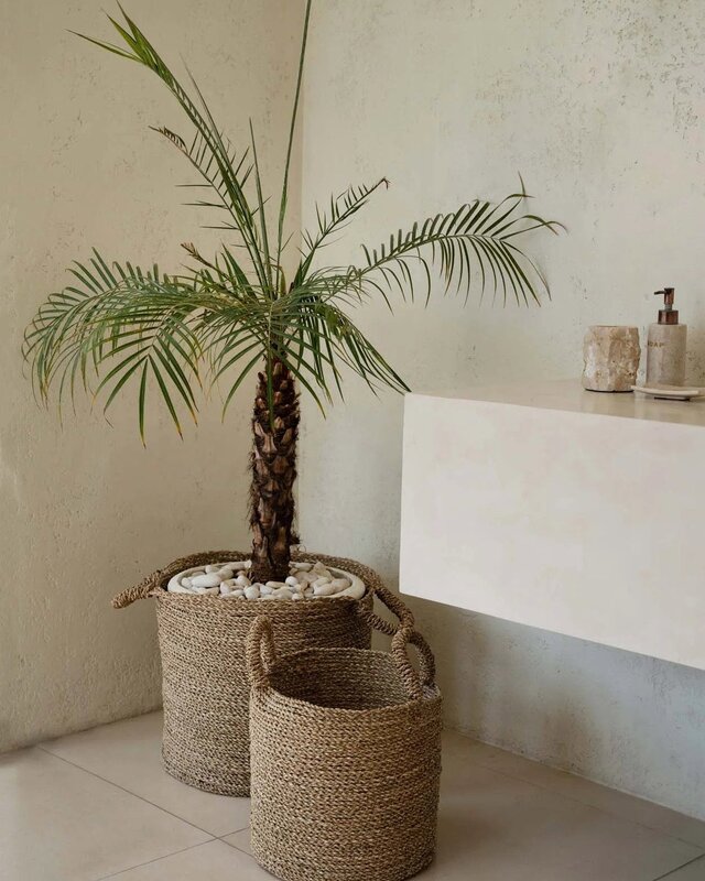 Bazar Bizar Antwerp De Sensity-manden - Naturel - XL