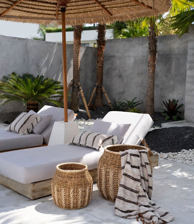 Bazar Bizar Antwerp De Oh My Gee Kussenhoes - Bohemien Wit - 30x50