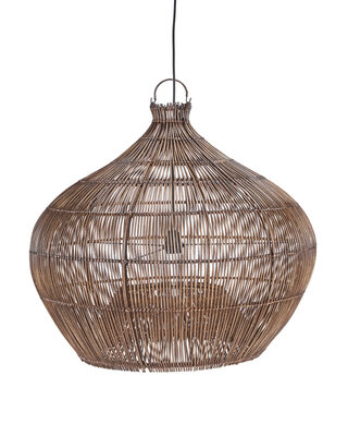 Bazar Bizar Antwerp De Woestijnkalebas-hanglamp - Donker walnoot - M