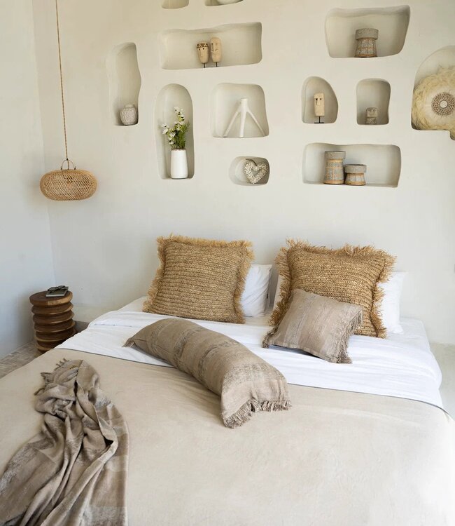 Bazar Bizar Antwerp Oh My Gee kussenhoes - betonfluweel - 40x40