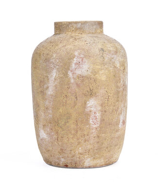 Bazar Bizar Antwerp De Clay Echo-vaas - crème - M