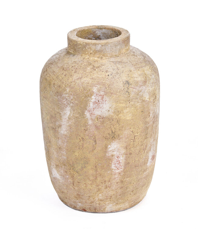 Bazar Bizar Antwerp De Clay Echo-vaas - crème - M