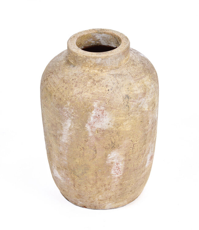 Bazar Bizar Antwerp De Clay Echo-vaas - crème - M