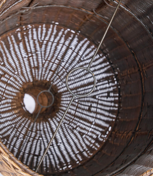 Bazar Bizar Antwerp De Amphora Hanglamp - Donker walnoot - XXL