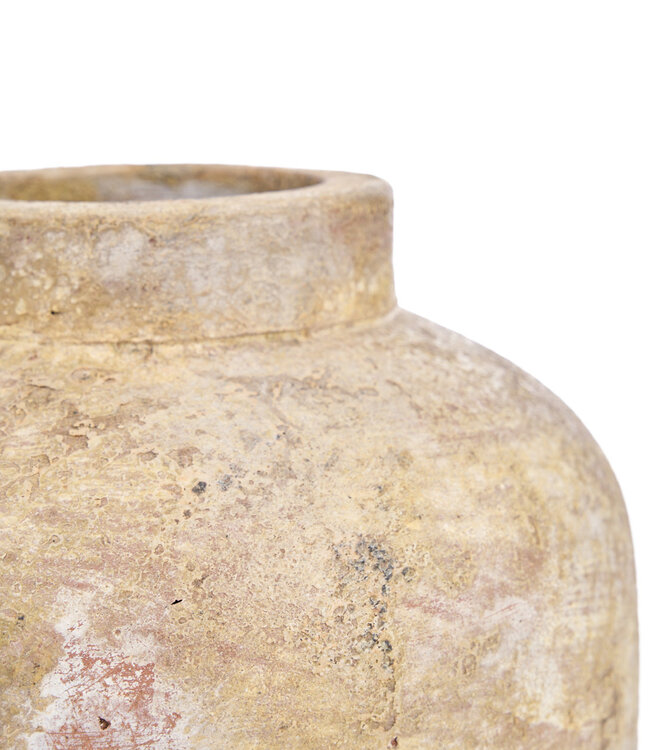 Bazar Bizar Antwerp De Clay Echo-vaas - crème - M