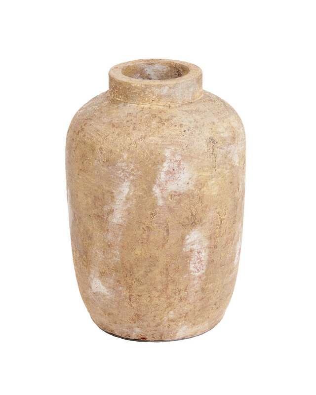 Bazar Bizar Antwerp De Clay Echo-vaas - crème - M