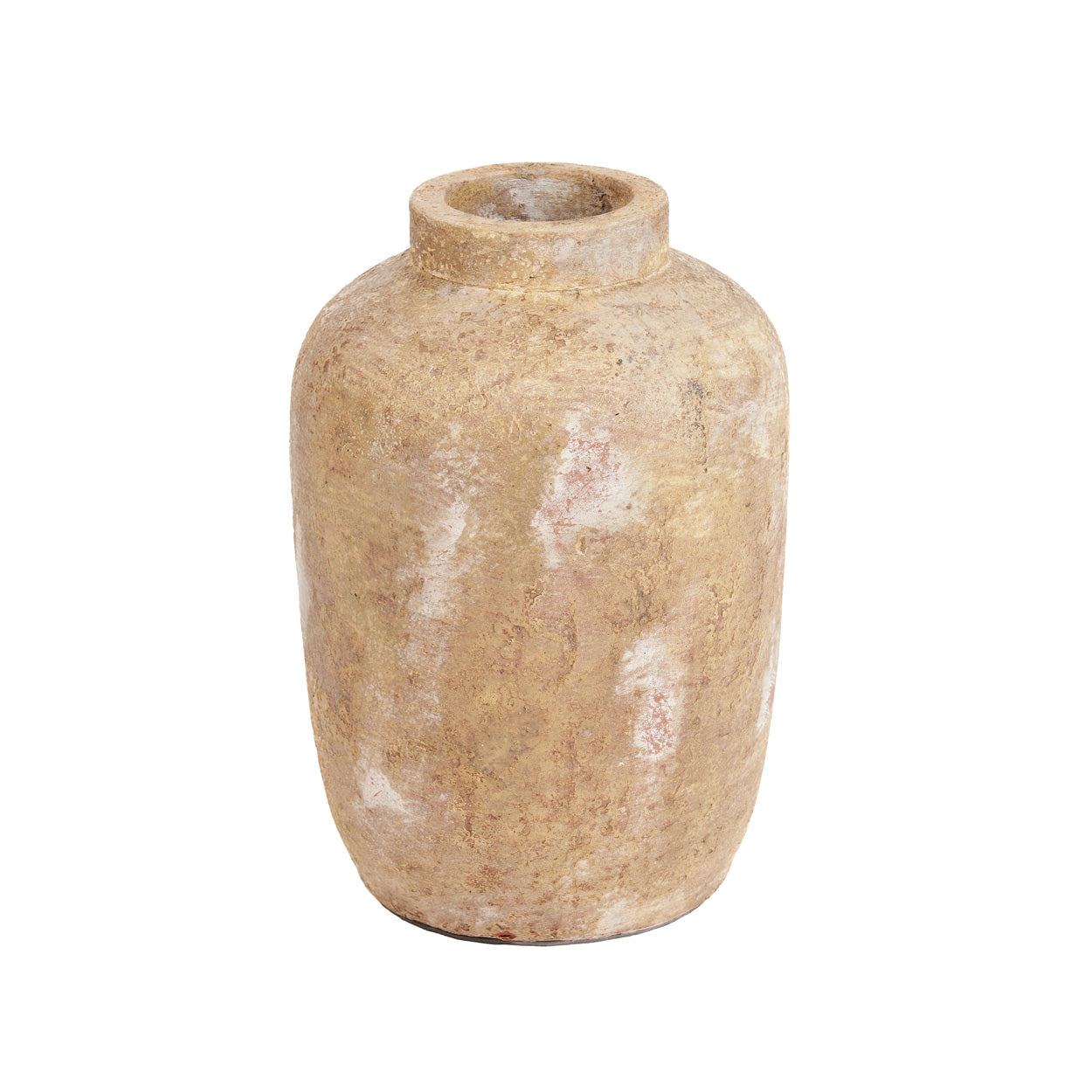 Bazar Bizar Antwerp De Clay Echo-vaas - crème - M