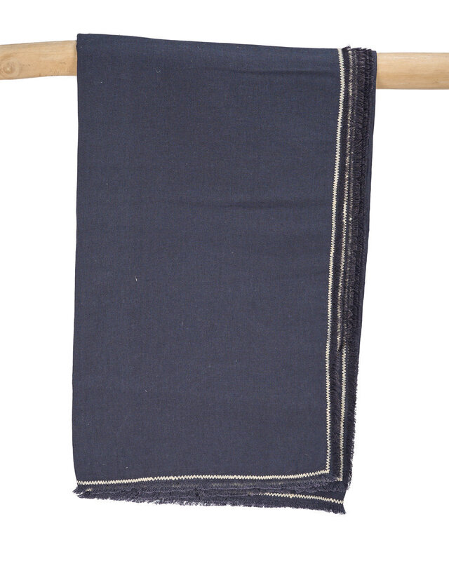 Bazar Bizar Antwerp Het Toscaanse tafelkleed - zwart/naturel - 150x300