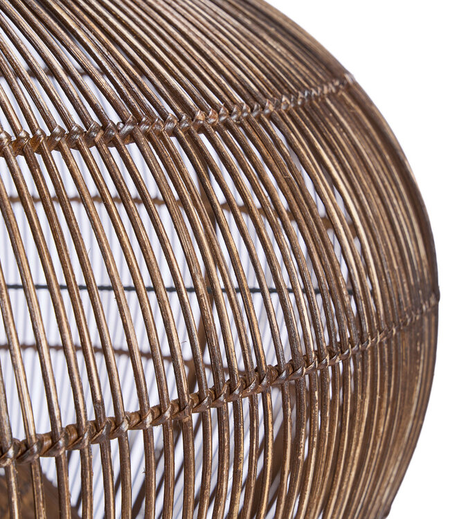 Bazar Bizar Antwerp De Woestijnkalebas-hanglamp - Donker walnoot - M