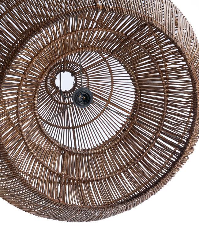 Bazar Bizar Antwerp De Woestijnkalebas-hanglamp - Donker walnoot - M