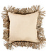 Bazar Bizar Antwerp De jute Bonita kussenhoes - naturel - 40x40 cm