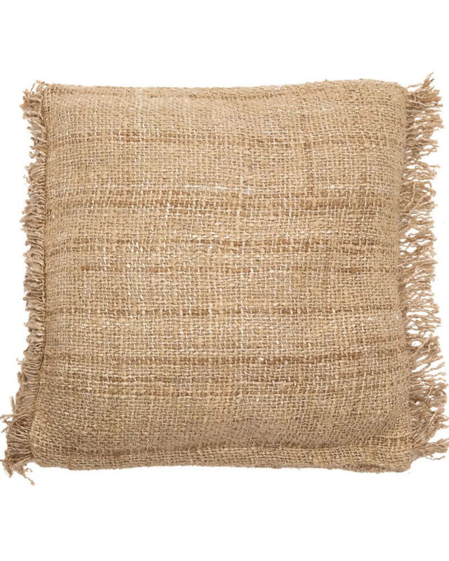 Bazar Bizar Antwerp The Oh My Gee kussenhoes - beige - 60x60 cm