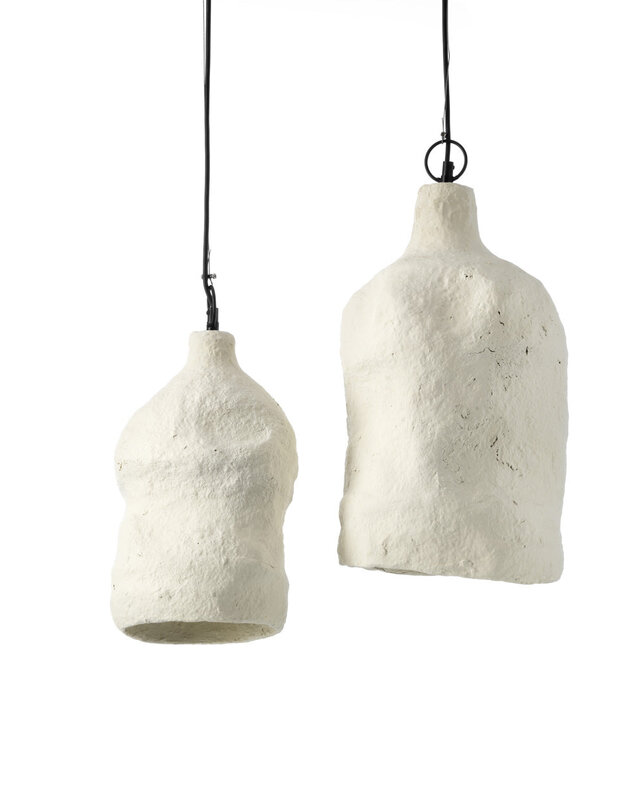 Bazar Bizar Antwerp De Moloko hanglamp - wit - L