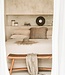 Bazar Bizar Antwerp The Oh My Gee kussenhoes - beige - 60x60 cm
