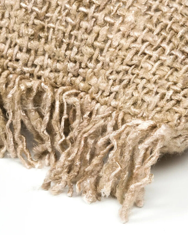 Bazar Bizar Antwerp The Oh My Gee kussenhoes - beige - 60x60 cm