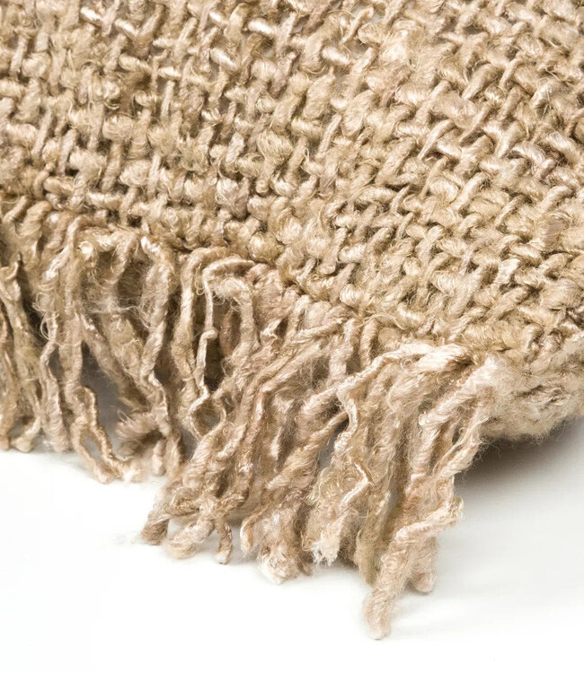 Bazar Bizar Antwerp The Oh My Gee kussenhoes - beige - 60x60 cm