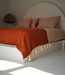 Bazar Bizar Antwerp The Stitch bedsprei - terracotta
