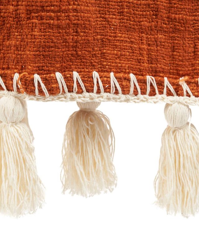 Bazar Bizar Antwerp The Stitch bedsprei - terracotta