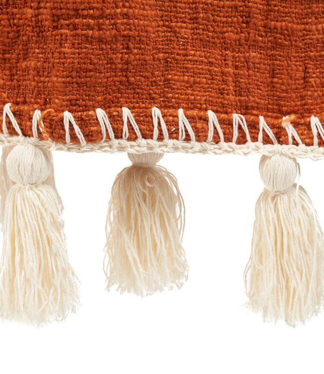 Bazar Bizar Antwerp The Stitch bedsprei - terracotta