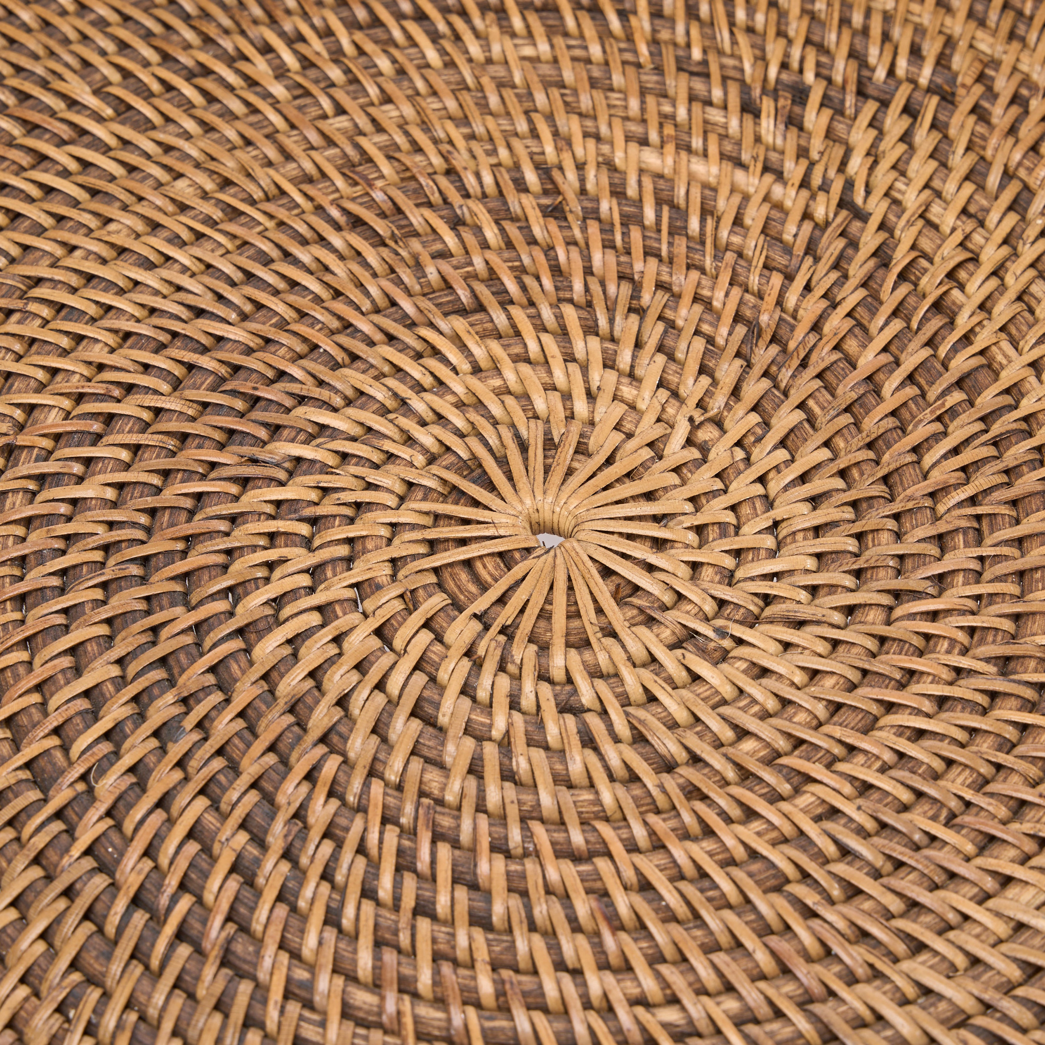 Bazar Bizar Antwerp Het rotan Rise-dienblad - naturel bruin