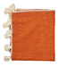 Bazar Bizar Antwerp The Stitch bedsprei - terracotta