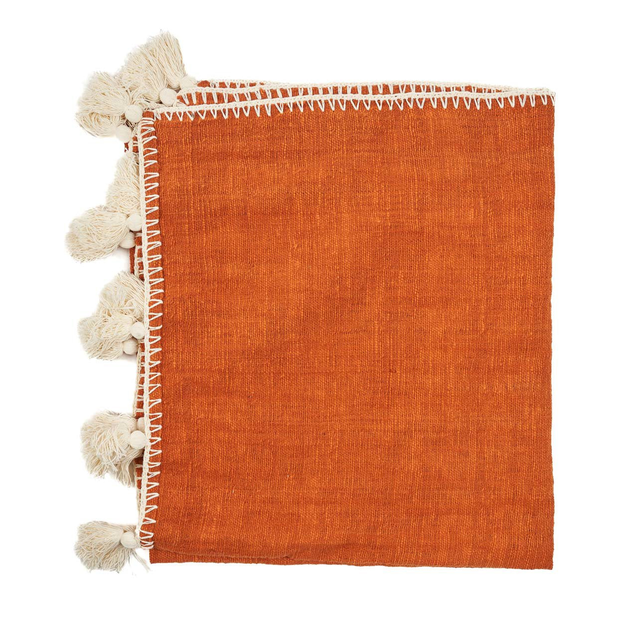 Bazar Bizar Antwerp The Stitch bedsprei - terracotta