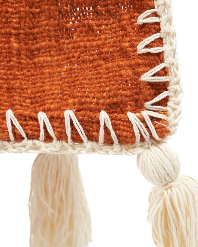 Bazar Bizar Antwerp The Stitch bedsprei - terracotta