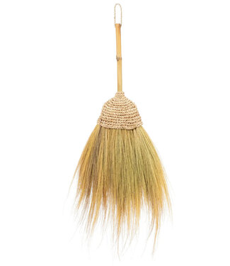 Bazar Bizar Antwerp De raffia bezem - naturel