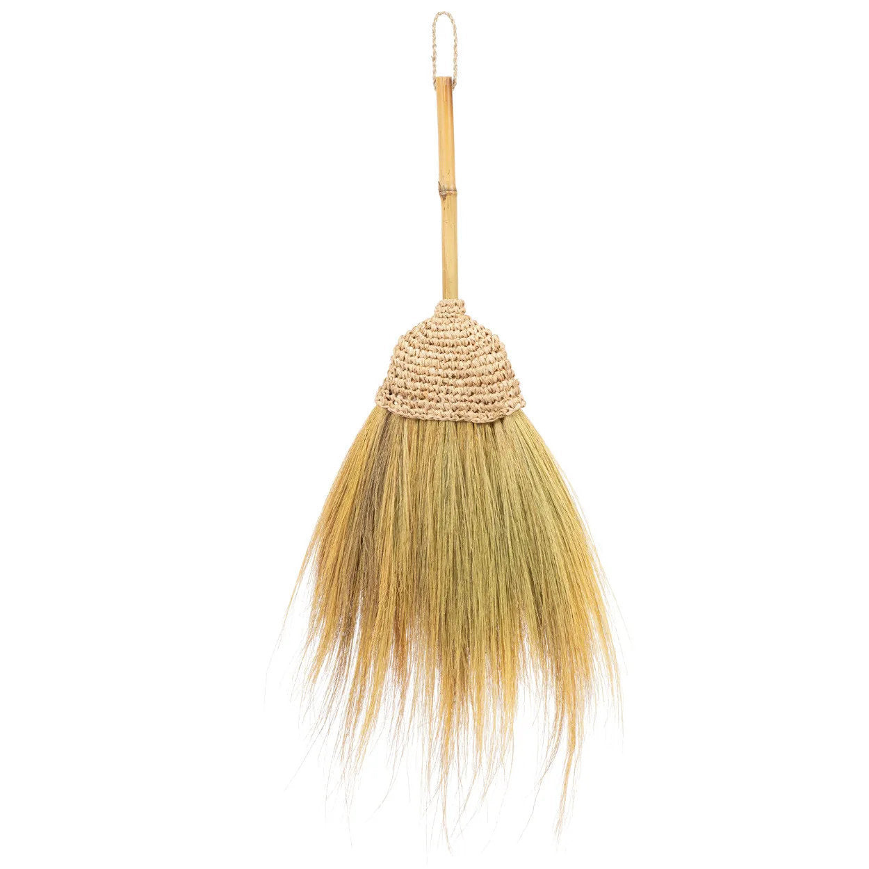 Bazar Bizar Antwerp De raffia bezem - naturel