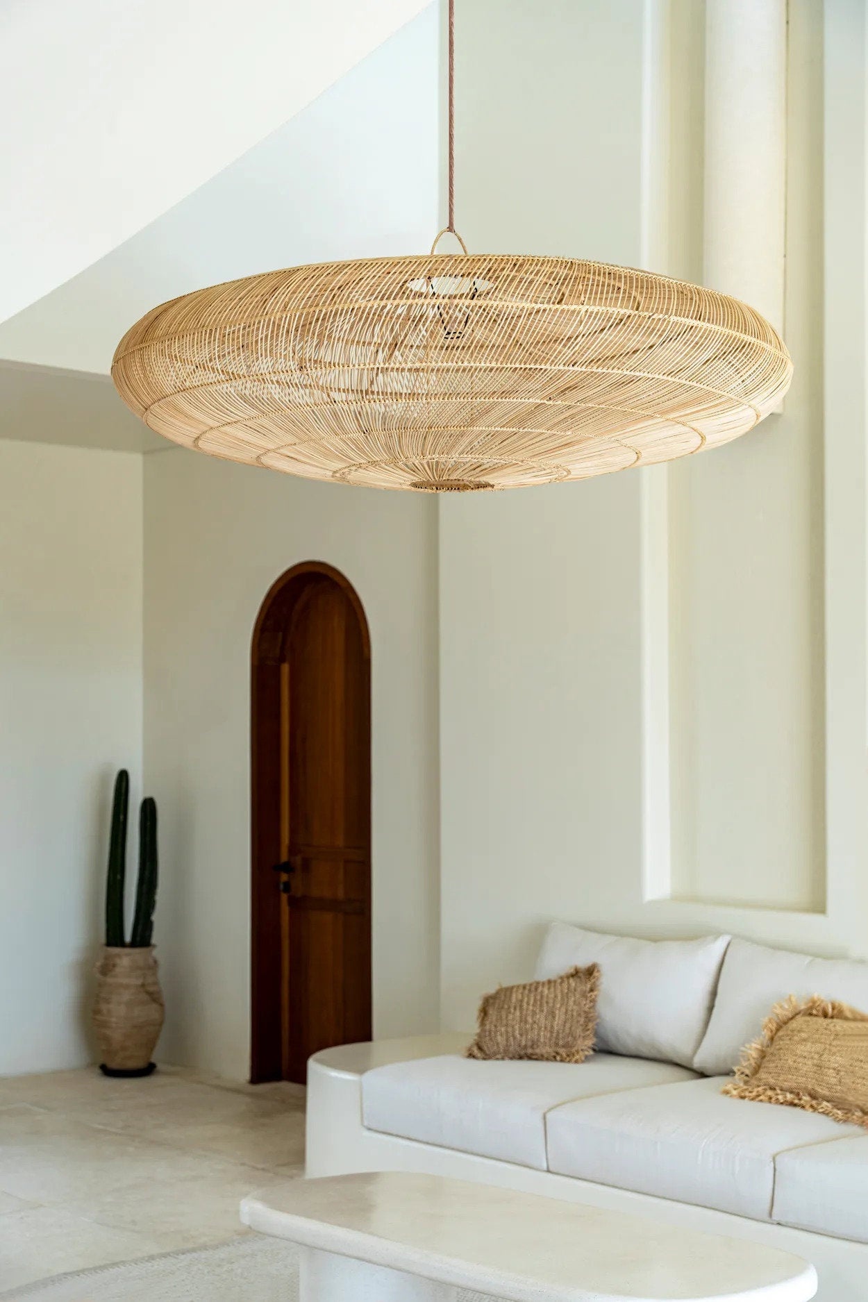 Bazar Bizar Antwerp De Macaron Hanglamp - Naturel - XL