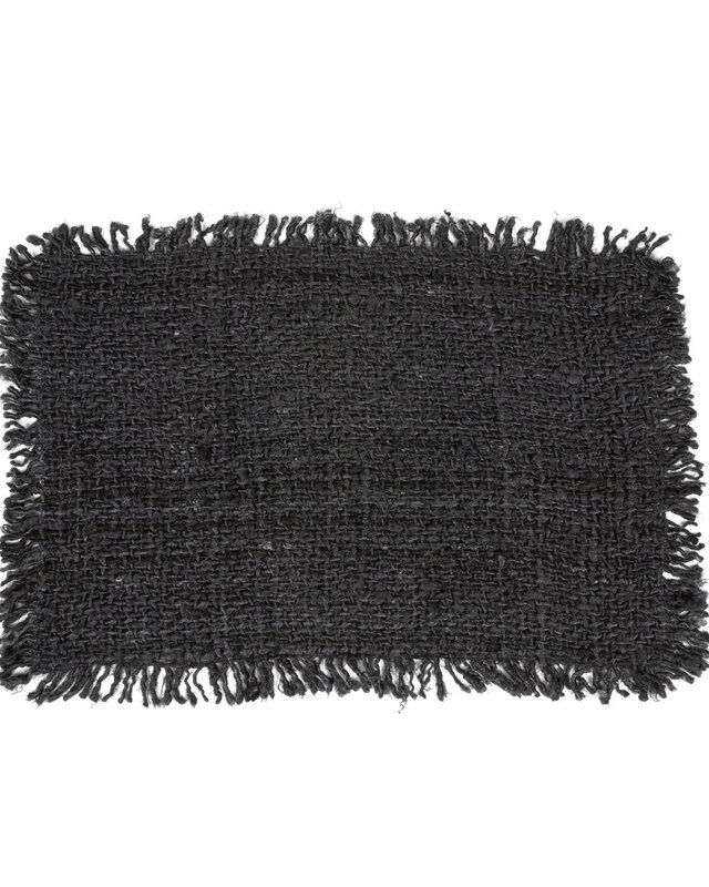 Bazar Bizar Antwerp De Oh My Gee-placemat - zwart marineblauw