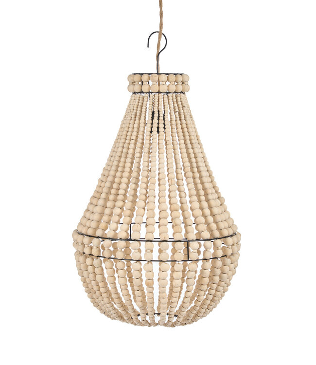 Bazar Bizar Antwerp De traanvormige kroonluchter - Naturel - M
