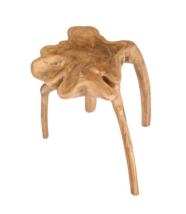 Bazar Bizar Antwerp De Rooty-bijzettafel - naturel