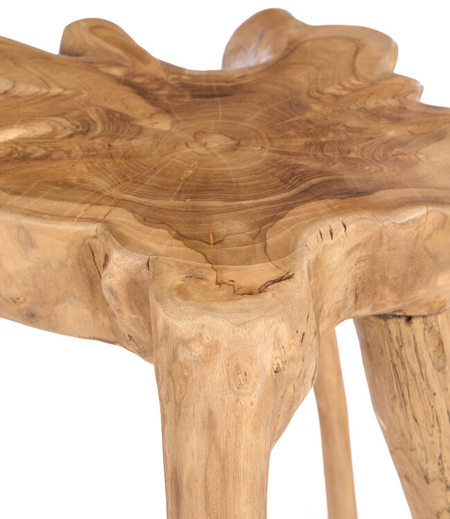 Bazar Bizar Antwerp De Rooty-bijzettafel - naturel