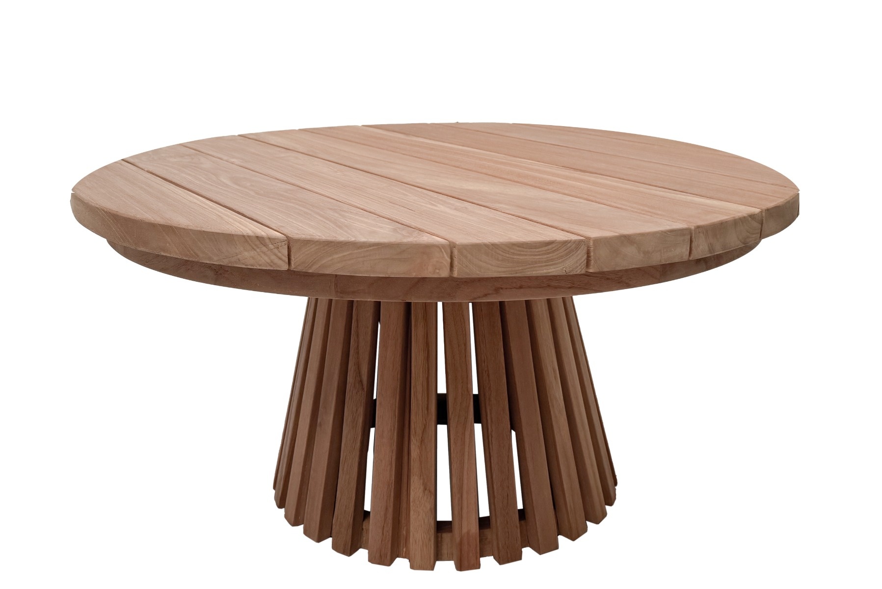 Livingfurn Cindo Tuintafel | Teakhout | H38 x D80 cm